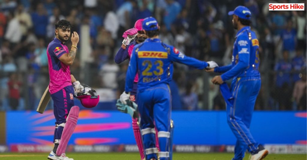 Rajasthan Royals Vs Mumbai Indians Match Scorecard