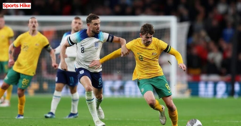 England National Football Team Vs Australia National Football Team Lineups