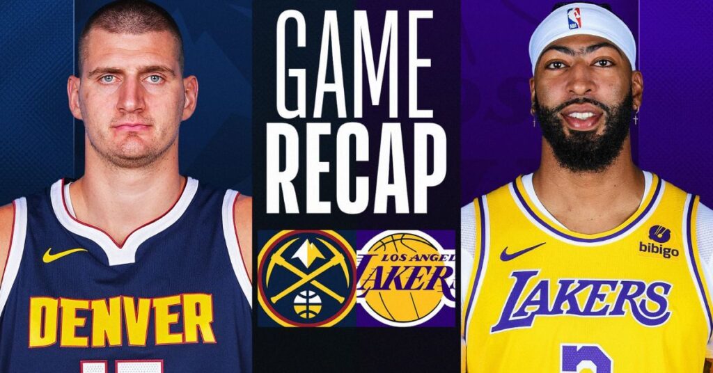 Lakers Vs Denver Nuggets Match Player Stats