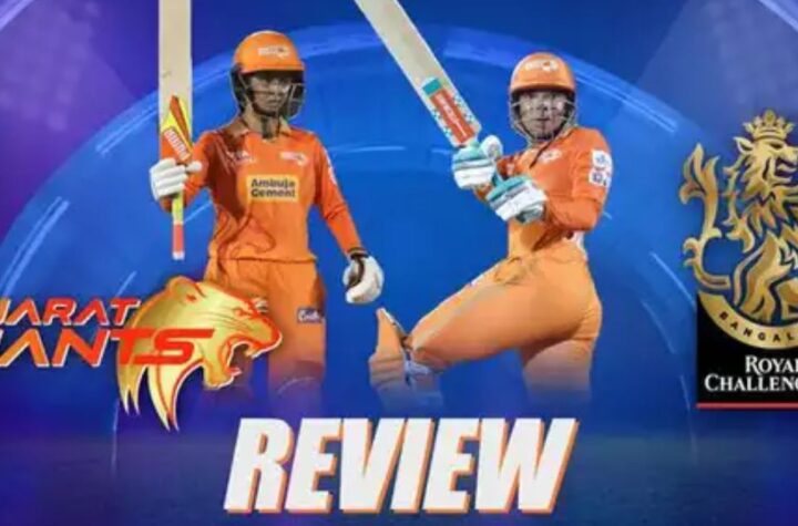 Gujarat Giants (Wpl) Vs Royal Challengers Cricket Match Scorecard