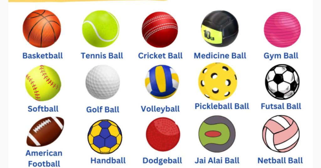 types of ball